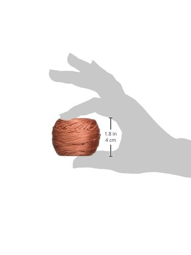 DMC Pearl Cotton Thread Size 8, 95 Yards - Medium Terra Cotta