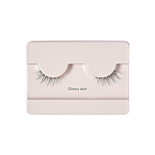 KISS The New Natural False Eyelashes Glowy Skin 12mm Natural Volume Reusable