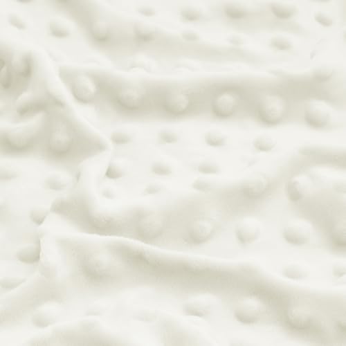 Entisn White Minky Dot Pillowcase 13x18, 2 Pack for Nursery