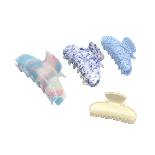 B.PHNE Acrylic Hair Claw Clips for Women, Non-Slip Strong Hold Hair Clamps