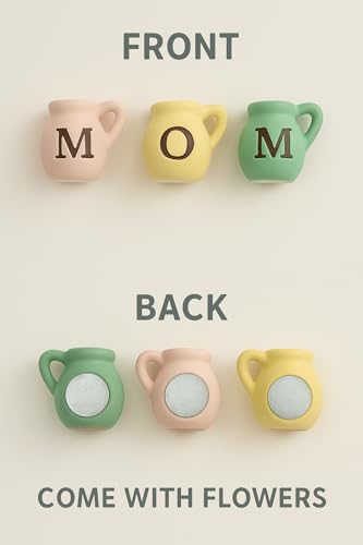 Mini Vase Magnets for Fridge - Unique Gifts for Mom
