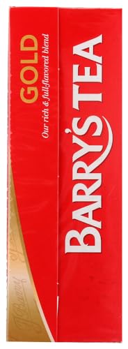 Barry's Tea Gold Blend 80 Count Tea Bags (Pack of 6) - Premium Black Tea