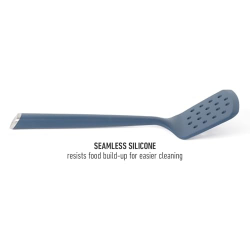 Calphalon Silicone Slotted Turner, Heat-Resistant Nonstick Spatula