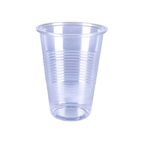 Disposable Clear Plastic Cups - 16oz, BPA-Free, 50 Count
