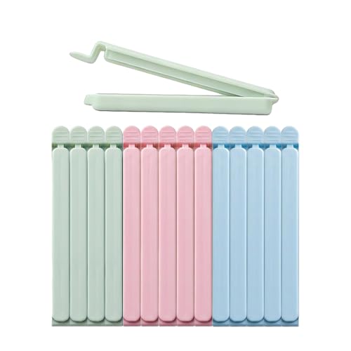 15 Pack 6-Inch Food Bag Sealing Clips for Kitchen Storage