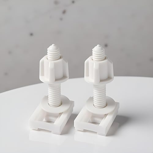 Universal Toilet Seat Screws and Nuts Set with Washers - 2 Pcs