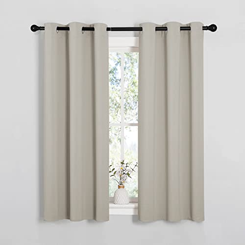 NICETOWN Blackout Curtains, 34" x 54" Thermal Insulated Drapes - 2 Panels