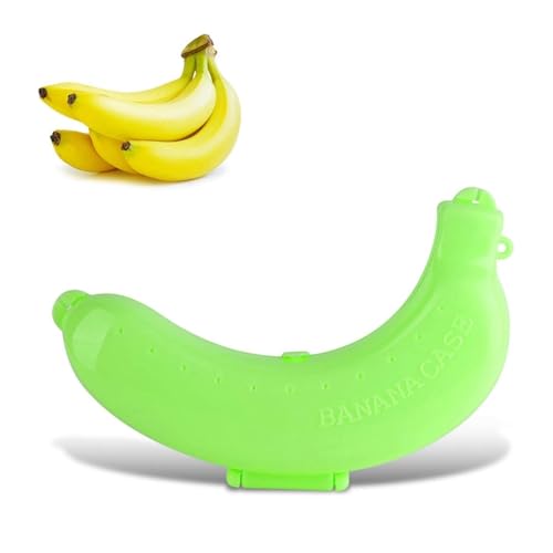 Portable Banana Protector Box - Lightweight Plastic Storage Case for Travel