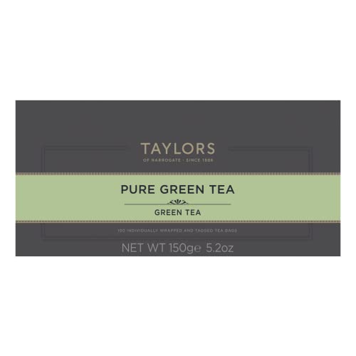 Taylors of Harrogate Pure Green Tea - 100 Count (Pack of 2)