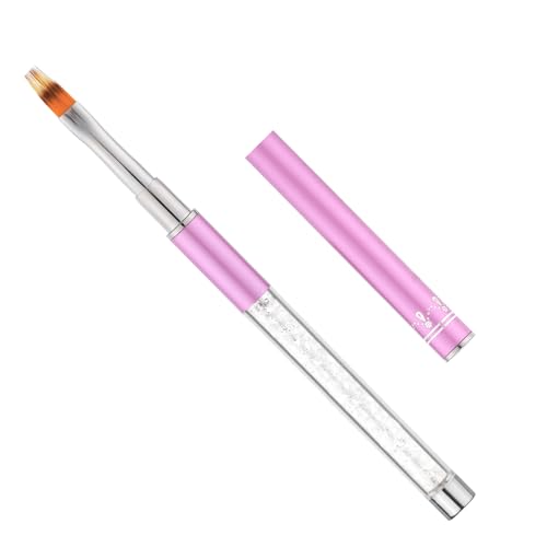 NQEUEPN Ombre Nail Brush Rhinestone Handle Gradient Nail Art Painting Tool