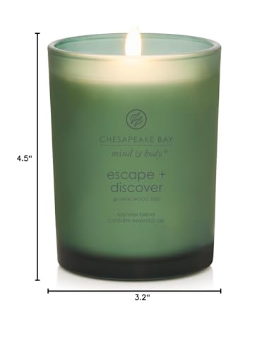 Chesapeake Bay Candle Escape + Discover Scented Soy Candle, 8.8 oz Jar