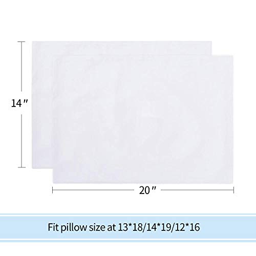 100% Cotton Toddler Pillowcase Set - 14x20 Inches, Hypoallergenic & Soft