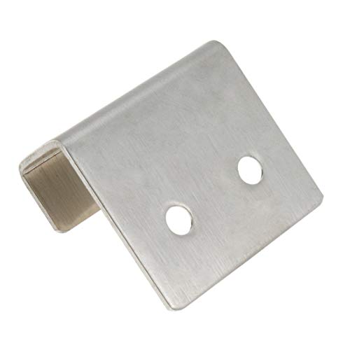 Stainless Steel Wall Hanger Bracket for Ceramic Tile - 16mm Inner Width (Pack of 6)