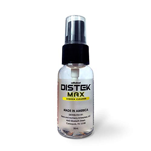 cellhelmet DISTEK Max Screen Cleaner - 70% Alcohol, 1 Fl Oz Travel Size