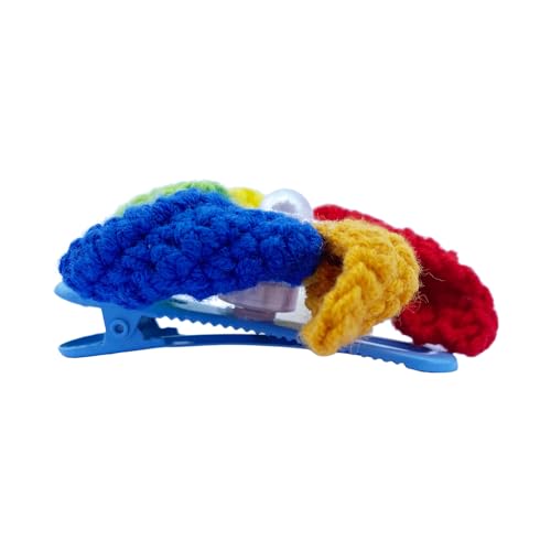 Coolideas Handmade Crochet Yarn Hair Clip Windmill Barrette Cute Hair Accessory