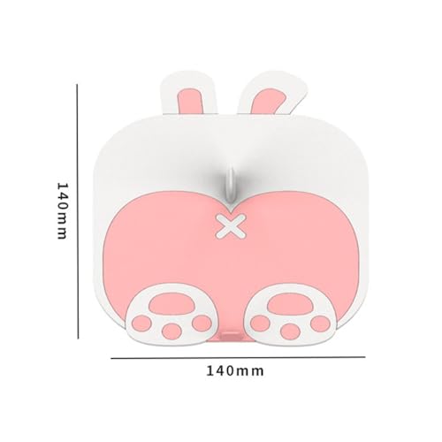 Pink Cartoon Dinosaur Bathtub Drain Stopper 5.5x5.5in Silicone Bathroom Shower Cover