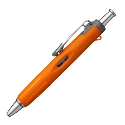Tombow Air Press 0.7mm Ballpoint Pen - Orange, Pressurized Ink Writing
