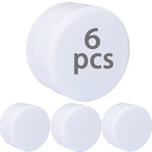 EMLTHORY Magnetic Shower Curtain Weights - 3 Sets White Liner Clips