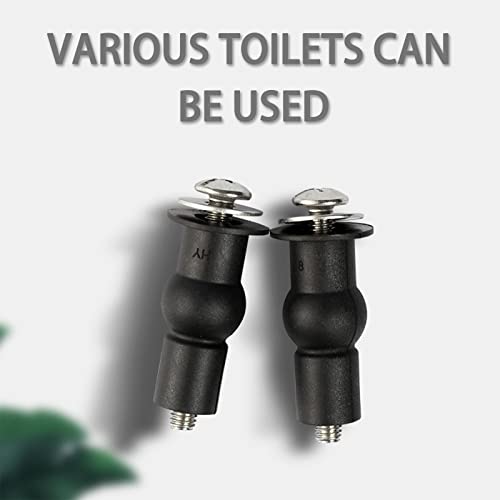 MOFIT 4-Pack Universal Toilet Seat Hinge Bolts, Top-Fix Expansion Screws