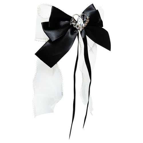 LUV HER Alice in Wonderland Hair Bow with French Clip for Girls