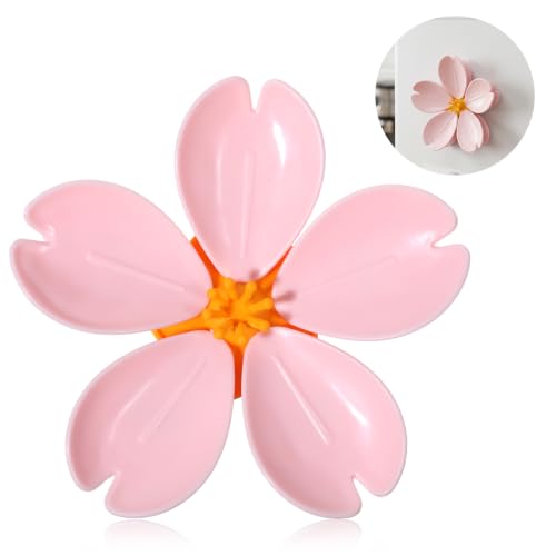 Cherry Blossom Magnet Bag Clips - Cute Reusable Fridge Sealing Clips