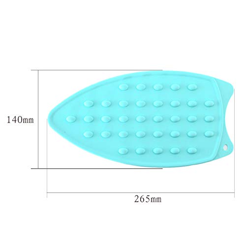 JCSMARTEC Silicone Iron Rest Pad - 2-Pack Heat Resistant Mat, Red+Yellow