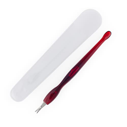 Denco Stainless Steel Cuticle Trimmer with Pusher and Sheath