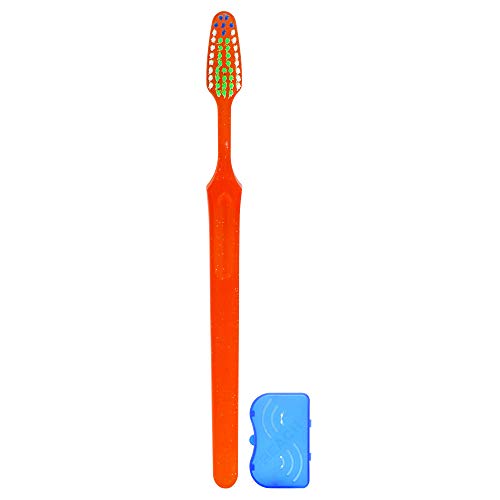 REACH Crystal Clean Medium Adult Toothbrush with Angled Neck