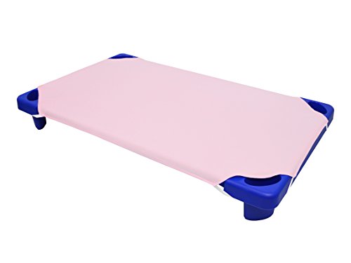 Toddler Cot Sheet - 100% Natural Cotton Percale, 23" x 40", Pink