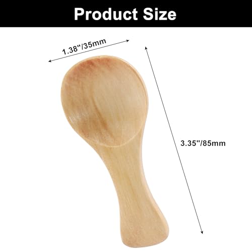 Mini Wooden Spoons - 2 Pack, Versatile Kitchen Accessories