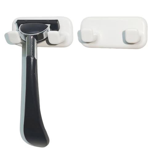 Self-Adhesive Shower Razor Holder - 2 Pack Waterproof Hooks