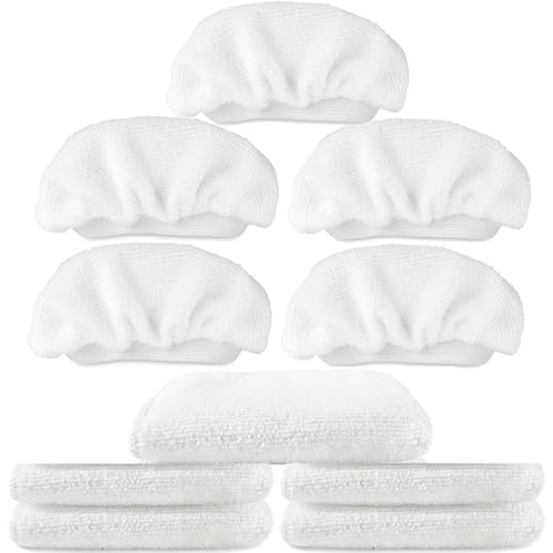 Sgizoku 10 Pack Microfiber Steam Mop Pads & Ironing Cloths for Waitbird STC-EU168