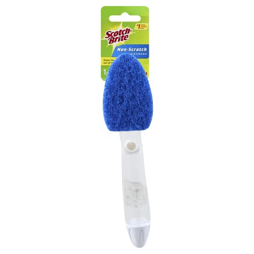 Scotch-Brite Non-Scratch Dishwand, 1 Count (Pack of 2) for Kitchen & Household Cleaning