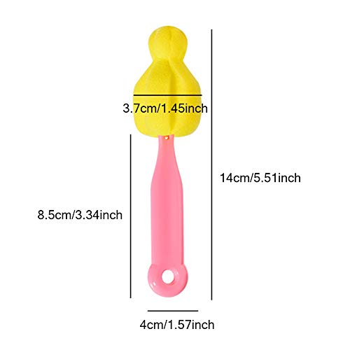 PayPie 14 Pack Baby Bottle Nipple Cleaner Sponge Brushes