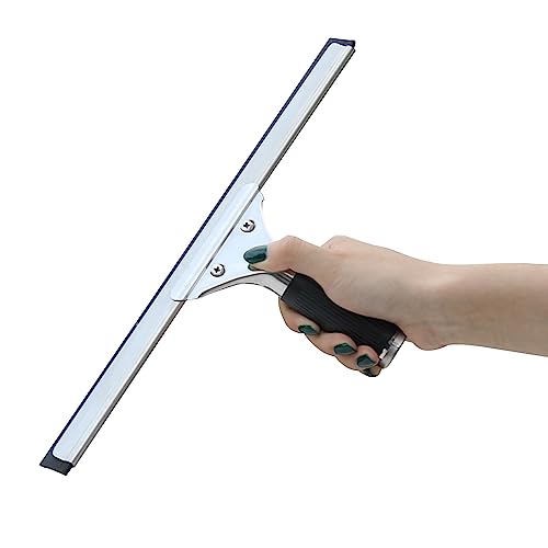 Rubber Squeegee with Non-Slip Handle for Floor Cleaning - 35cm