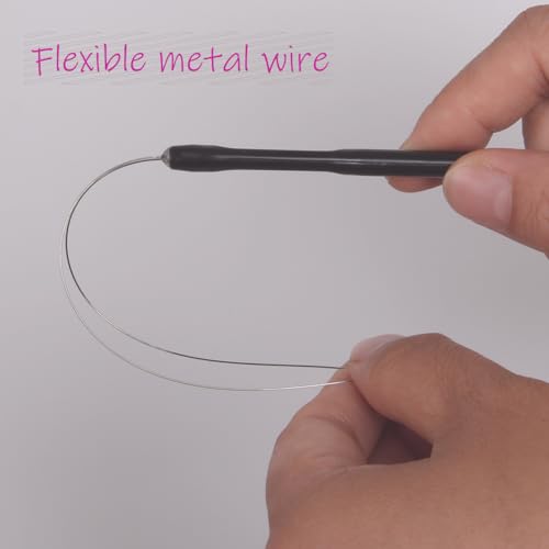 Hair Extension Loop Needle Threader 10 Pcs Pulling Hook Tool