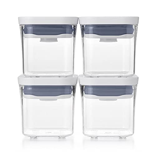 OXO Good Grips 8-piece 0.2 Qt Mini POP Container Set for Dried Herbs, Spices and More