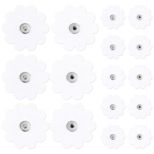 16 Pack Duvet Snaps - Flower Shaped Comforter Clips for Bedding