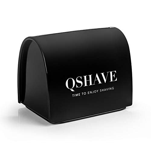 QSHAVE Razor Blade Disposal Case - Safe Storage Bank for Used Blades