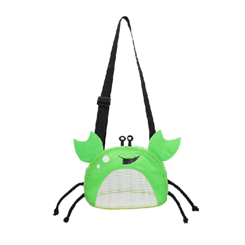 Kids Crab-Shaped Mesh Beach Bag with Adjustable Strap