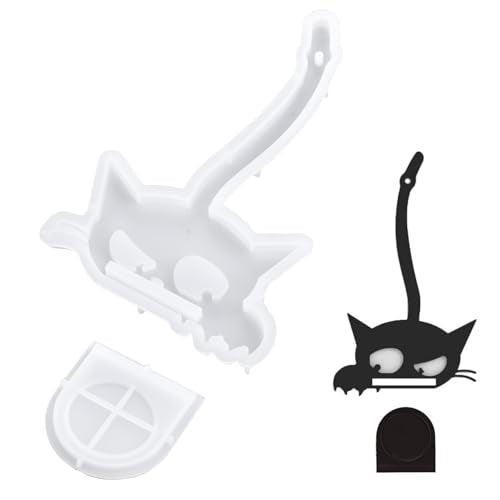 Cat Silicone Resin Mold for Candle Holders - DIY Home Decor