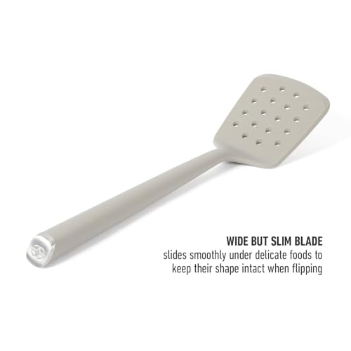 Calphalon Silicone Slotted Turner - Heat-Resistant, Nonstick Safe Spatula