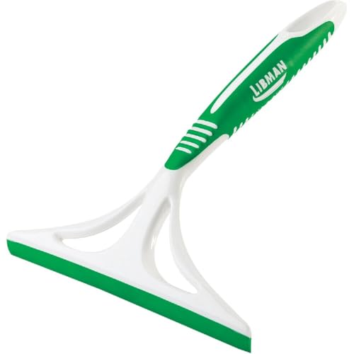 Libman 1070 Window Squeegee, 8-Inch Flexible Blade with Ergonomic Handle