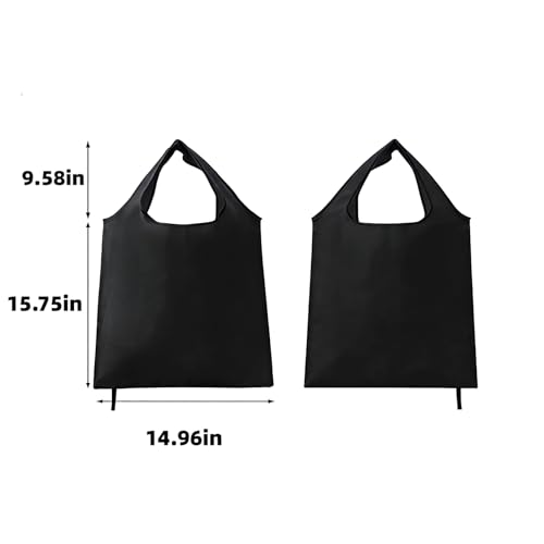 Bayyeskey Reusable Grocery Bags - 10 Pack Foldable Shopping Totes