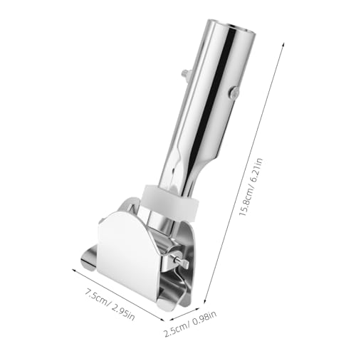 IMIKEYA Stainless Steel Mop Rod Chuck Replacement Adapter