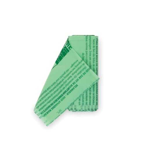Brabantia Compostable Bin Liners, 1.6 Gallon Trash Bags - 10 Pack