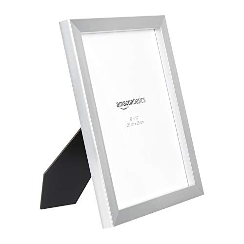 Amazon Basics 8" x 10" Nickel Picture Frame Set - 2-Pack