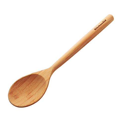 KitchenAid 12-Inch Bamboo Basting Spoon Pack of 12 - Universal Kitchen Utensil