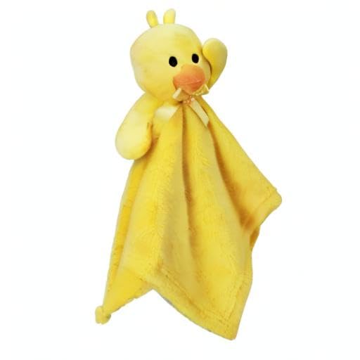 Pro Goleem Duck Security Blanket - Soft Yellow Baby Lovey for Newborns & Toddlers | 16 Inch Snuggle Toy