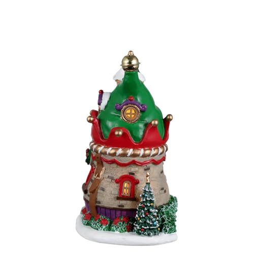 Lemax Elf Lane Village Scene with Lights and Switch - Christmas Decor